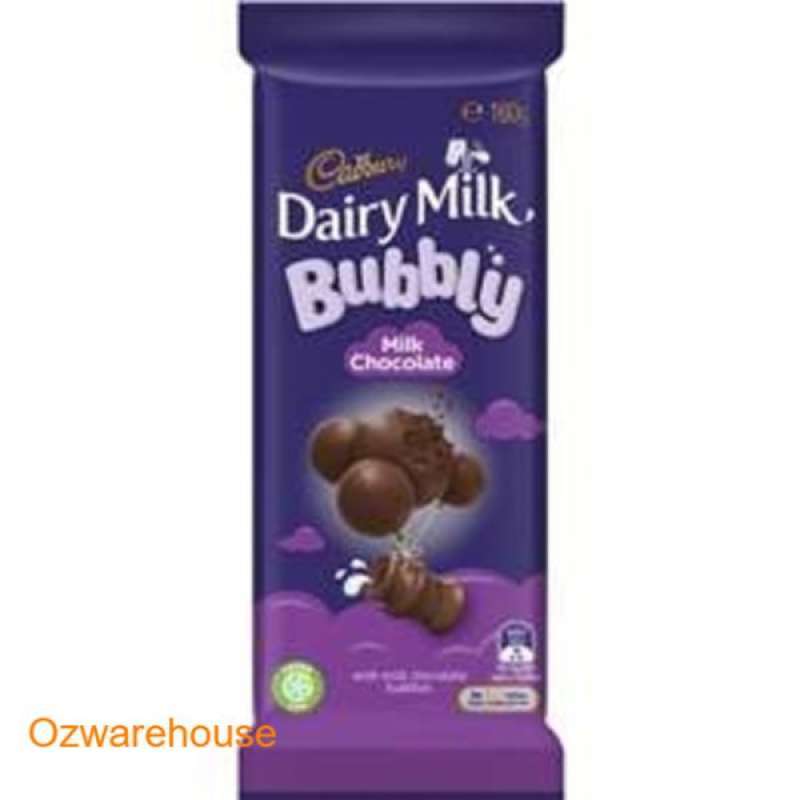 Jual Cadbury Dairy Milk Bubbly Milk Chocolate 160g di Seller