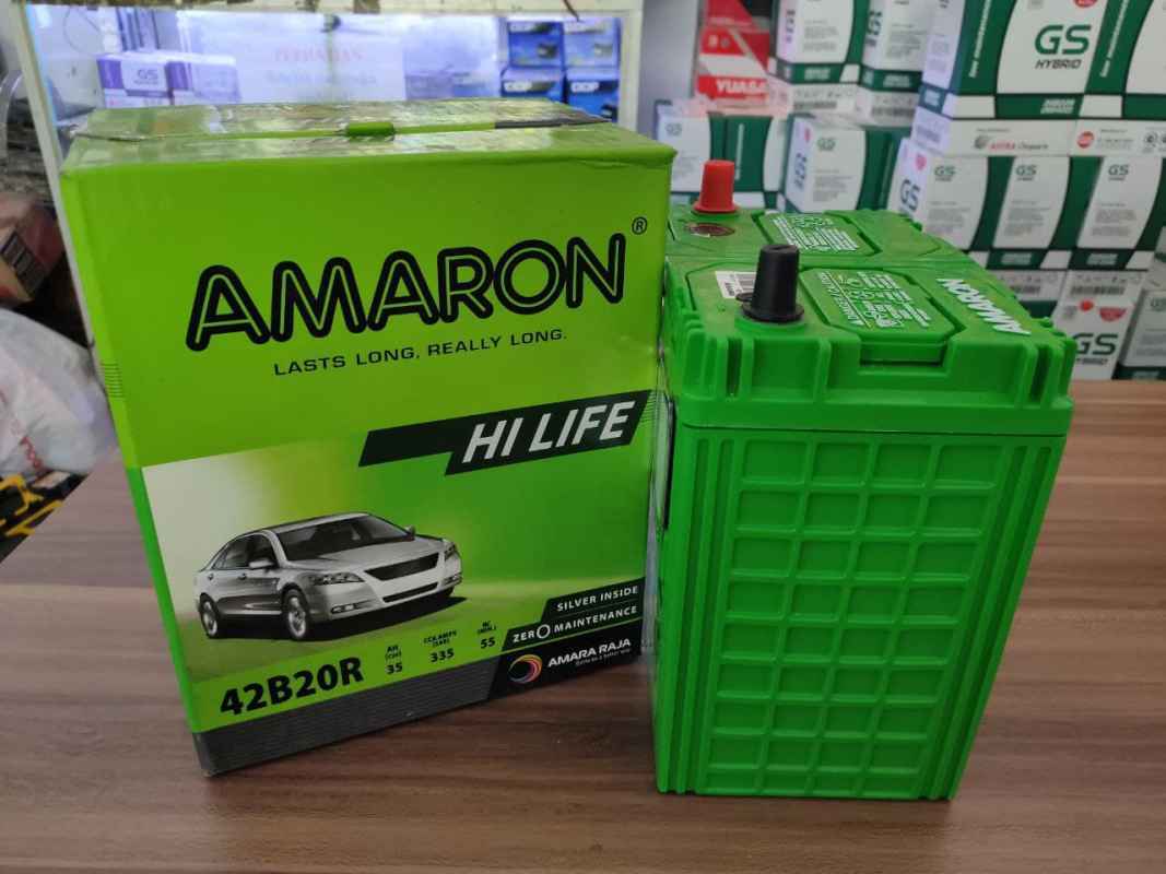 Jual AKI MOBIL DAIHATSU TERIOS AMARON HILIFE KERING NS40Z 12V 35AH di