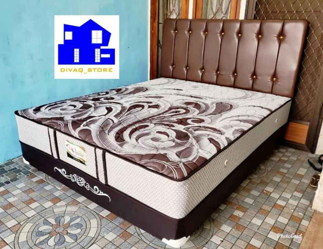 Promo Springbed New Minimalis (Type Boxy) - Coklat 140 X 200 Diskon 29% ...
