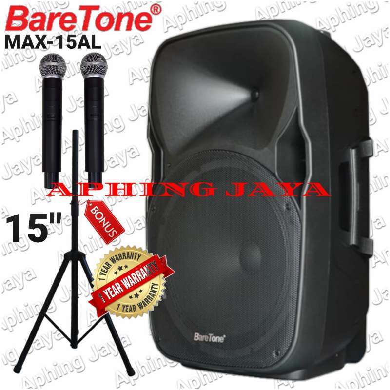 Promo Speaker Aktif Portable Wireless Meeting BareTone MAX15AL + 2