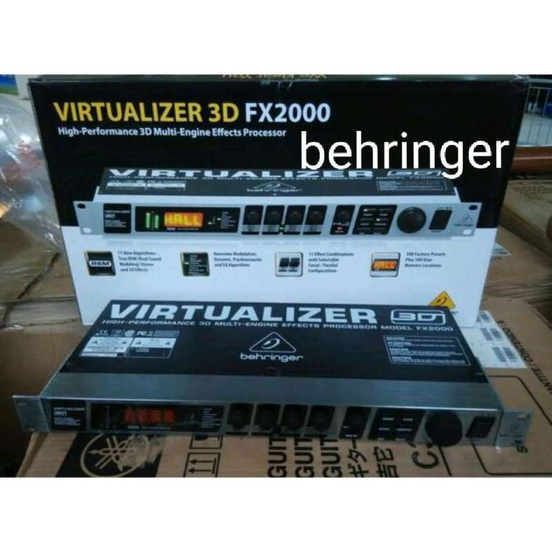 Jual BEHRINGER VIRTUALIZER 3D FX2000 MULTI EFFECT PROCESSOR EFEK VOKAL