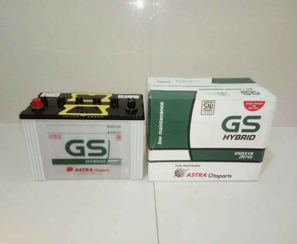 Jual AKI MOBIL MITSUBISHI KUDA SERIES DIESEL GS ASTRA HYBRID BASAH N70