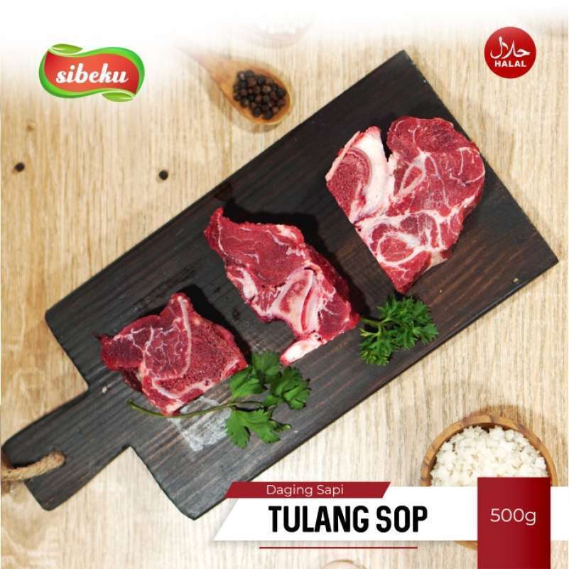 Promo Daging Sapi Tulang Sop Halal & Higienis 500 gram Frozen Food