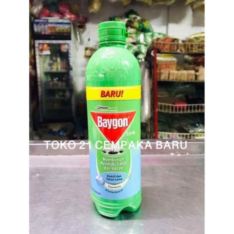 Jual Baygon Liquid Cair Tanpa Aroma Botol 600 Ml Anti Nyamuk Baygon