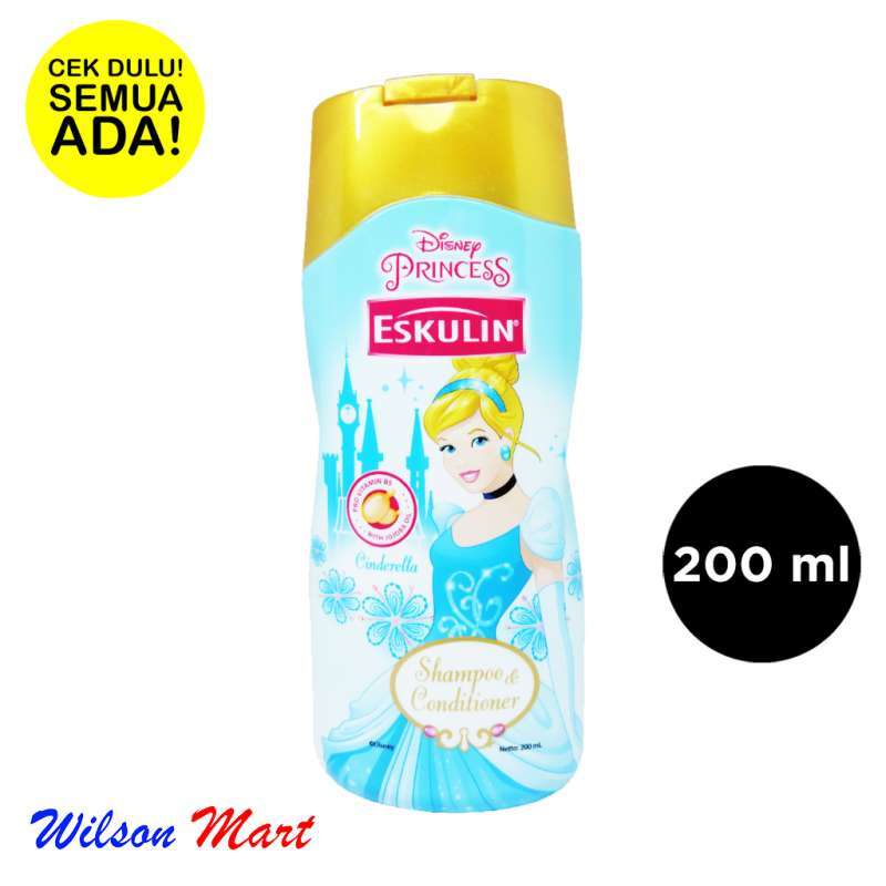 Jual Eskulin Kids Shampoo And Conditioner Disney Cinderella 200 Ml ...