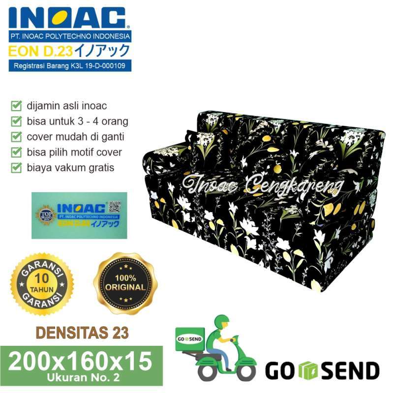 Spring Bed Inoac Promo Sofa Bed Inoac EON D23 No. 2 Ukuran 200x160x15 cm Tebal 15 cm ...