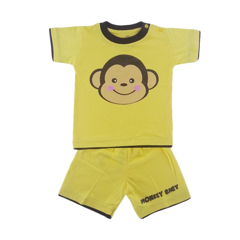 Jual Dessan Animal Face Monkey Setelan Baju Anak Laki-Laki