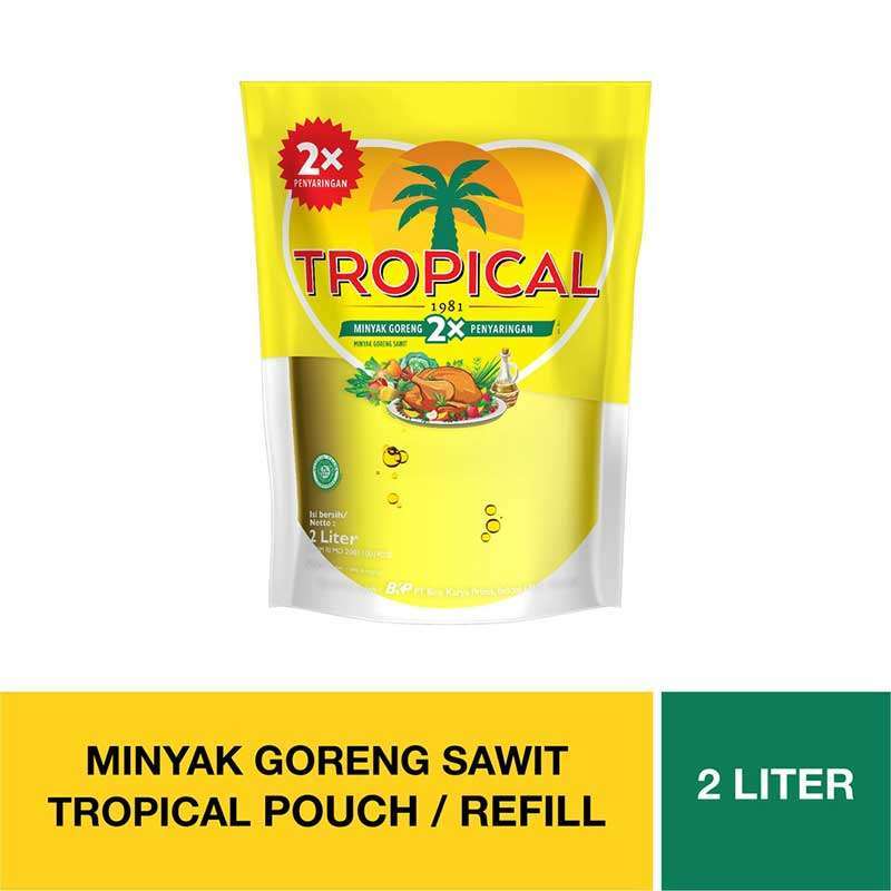âˆš Tropical Minyak Goreng [2 Liter/ Pouch] Terbaru September 2021 harga