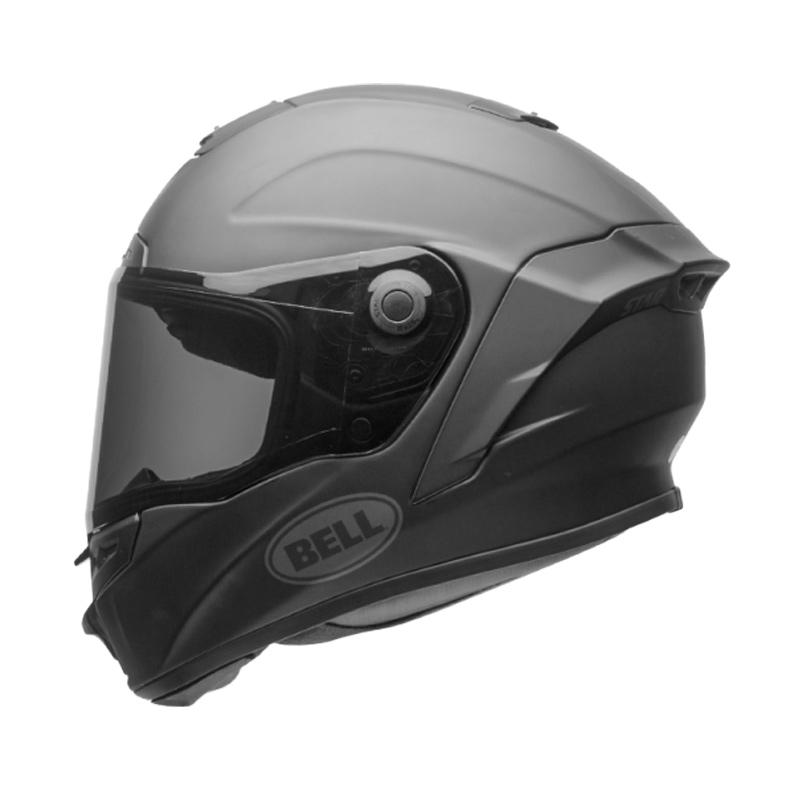 Promo Bell Star Helm Full Face Matte Black M Matte Black Diskon 10