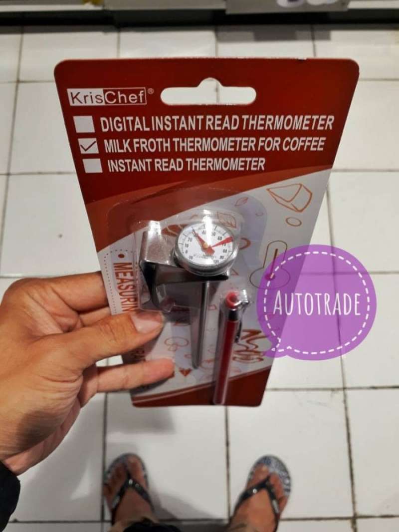 Jual Thermometer Frother Milk Coffee Kopi 27mm Krischef Dapur Masak Di