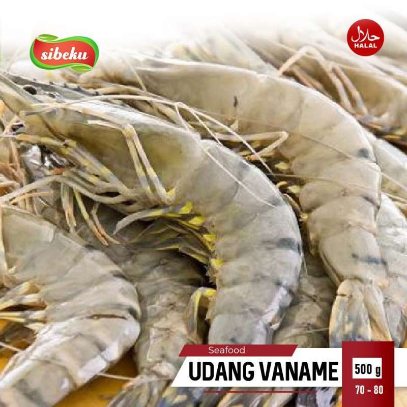 Jual Udang Fresh Vaname 450500 gram Frozen Food di Seller Sibeku