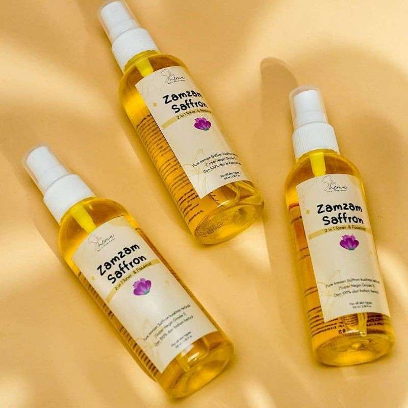 Jual FACE MIST SAFFRON &AIR ZAM ZAM 100 ML di Seller Shema store