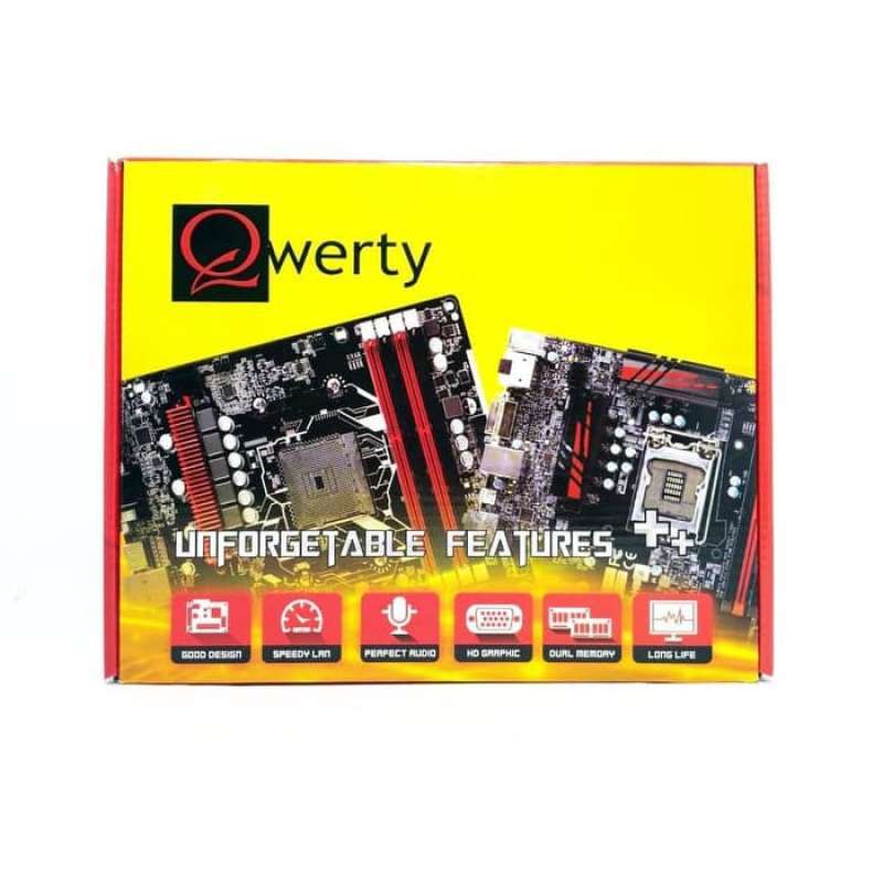 Jual Motherboard Qwerty h81 1150 di Seller Grade Computer Pademangan