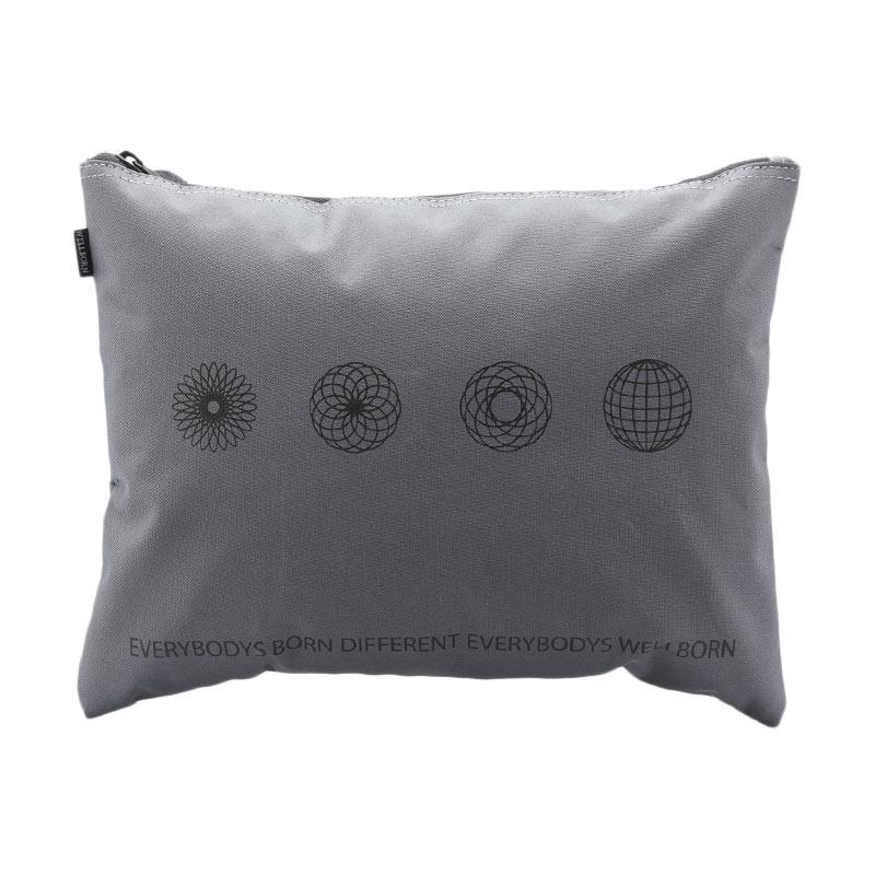 Jual Wellborn X Blibli Pe Pouch Pria - Grey Murah Februari