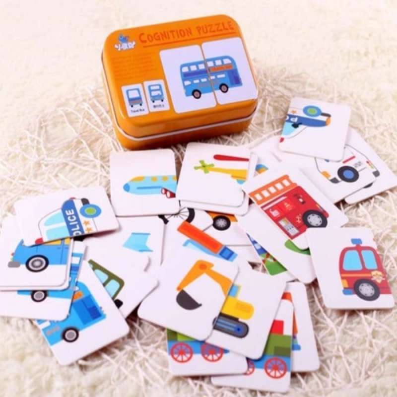 Jual COGNITION PUZZLE FLASH CARD MEMORY GAME MATCHING GAME CARD