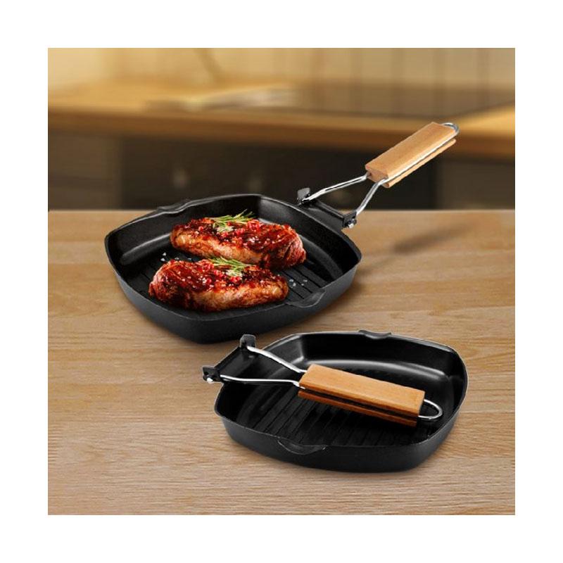 Jual Maspion Yasuki Foldable Grill Pan - Hitam [20 Cm] Di Seller Mitra ...