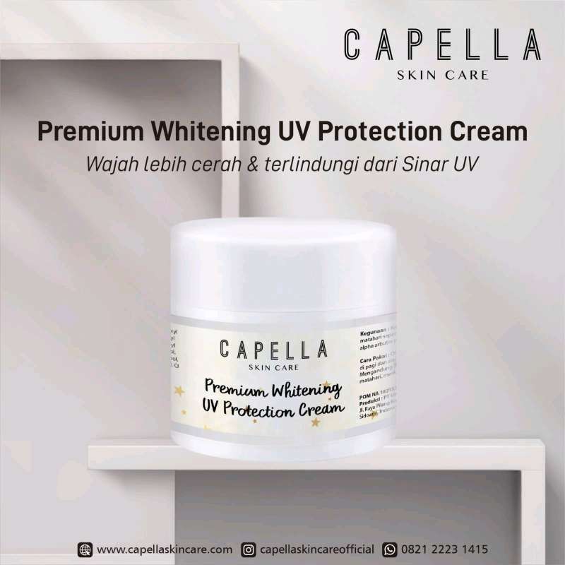 Jual Capella Premium Whitening UV Protection Cream di Seller Capella