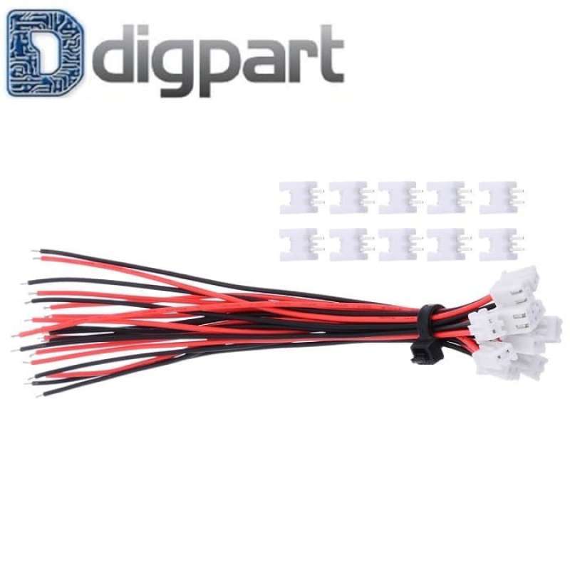 HUAZIZ 50 Paia JST XH 2.54 2 Pin Connettore Spina, 24AWG - Foto 9