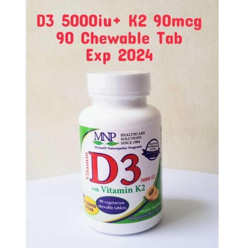 Jual MNP Vitamin D3 5000 IU + K2 90mcg isi 90 VegCapsulea Chewable ...