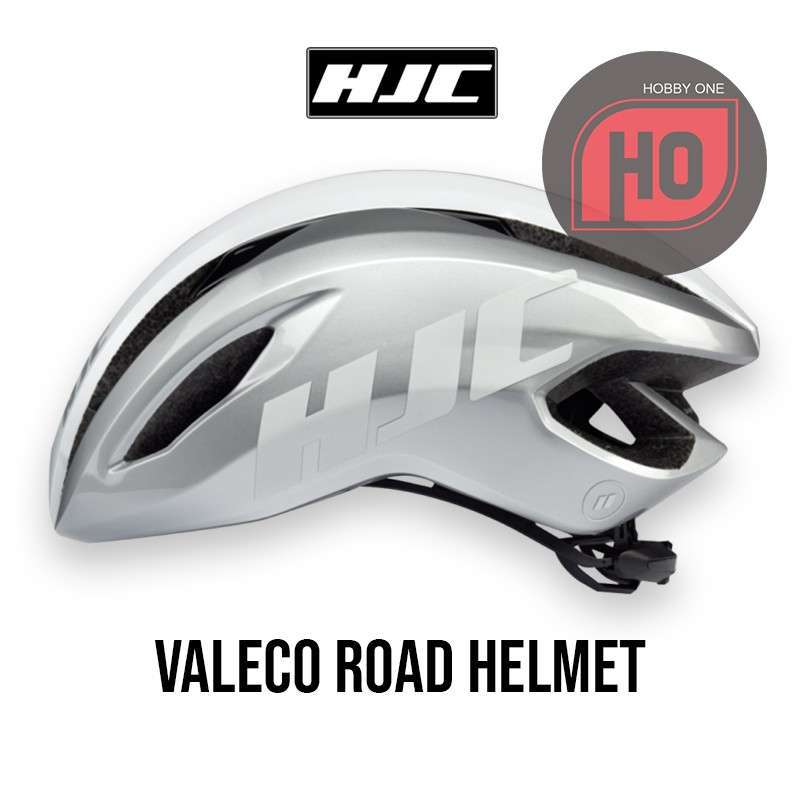 Jual HJC HELMET VALECO GLOSS SILVER WHITE Helm Sepeda di Seller Hobby
