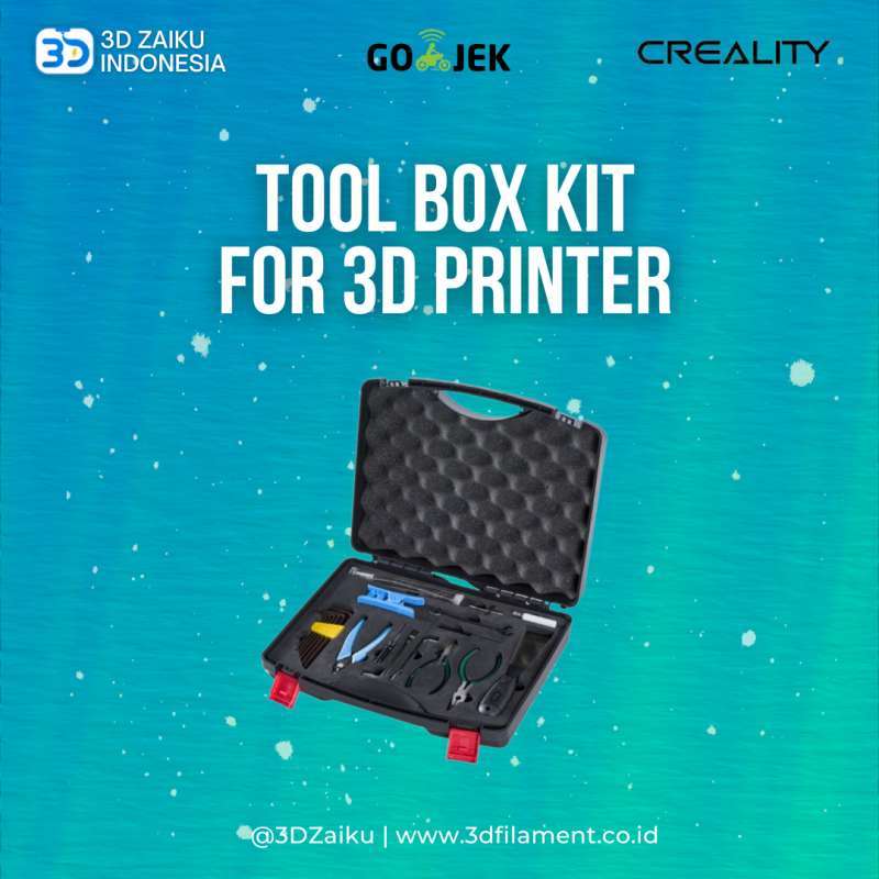 Jual Creality Complete Tool Box Kit for 3D Printer Maintenance di Seller 3D Zaiku Kedaung Kali