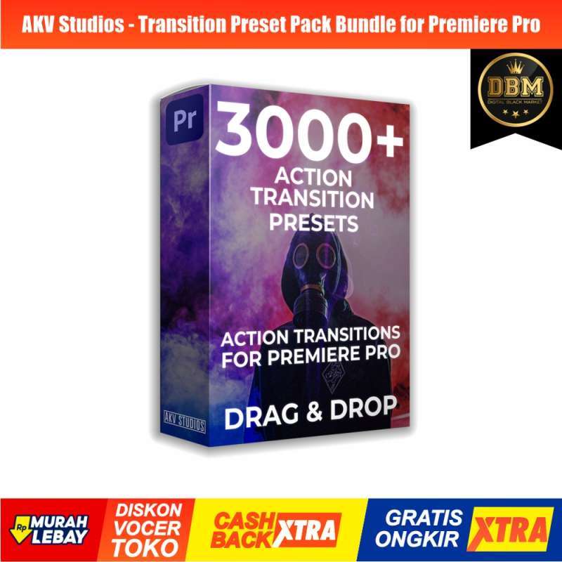 Jual Akv Studios Transition Preset Pack Bundle Premiere Pro Di