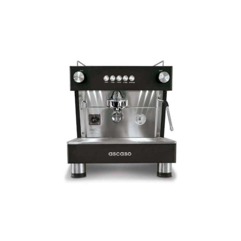 Jual Bundling Ascaso Mesin Kopi Barista Pro 1 Group Black Inox + Hey