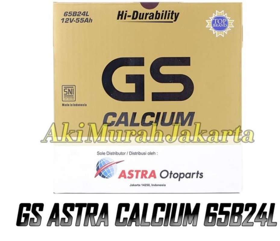 Jual Aki Mobil Nissan Evalia GS ASTRA CALCIUM NS60L / 65B24L 12V / 55Ah