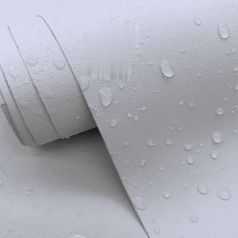 Jual wallpaper sticker dinding motif embos polos putih 10m x 45cm di Seller Honey Store Kota