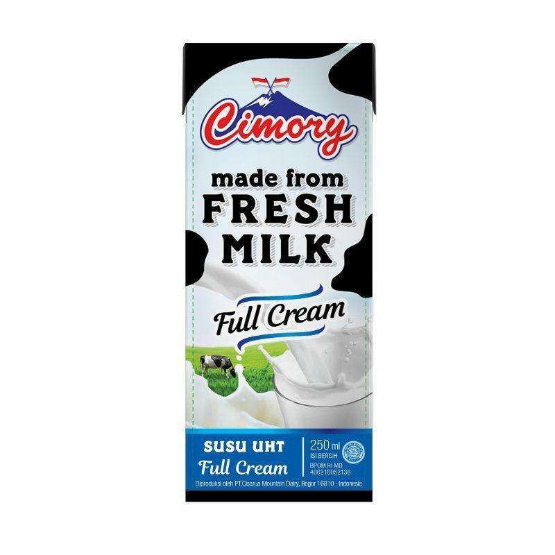 Jual Cimory UHT Fresh Milk Full Cream 250 ML KARTON ISI 24 PCS Di Seller Ruscomart 