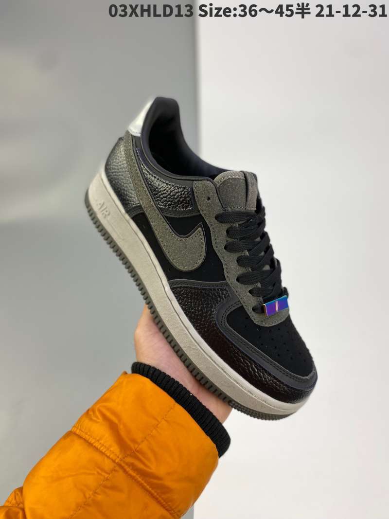 nike air force black reflective