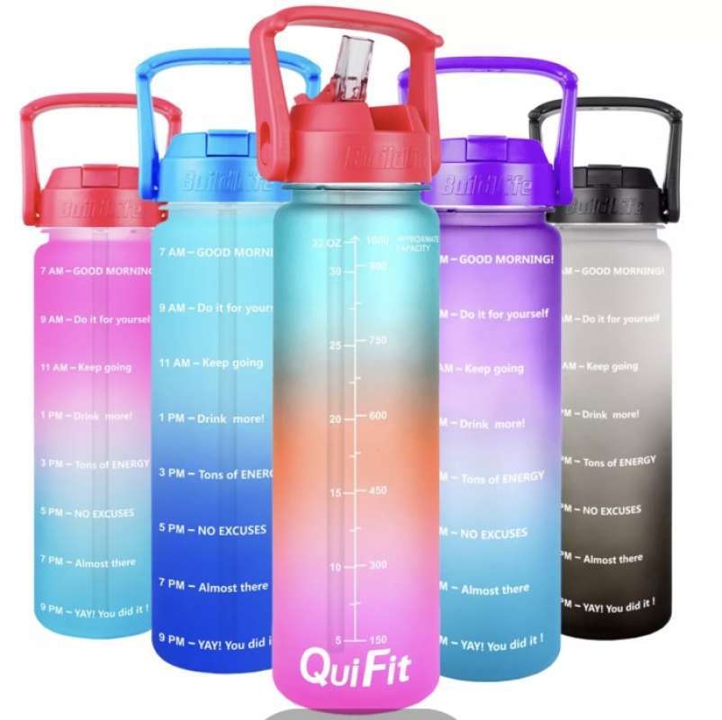Mqs Botol Jual BEST PROMO READY STOCK - Quifit Botol Minum 1 L With Handle dan ...