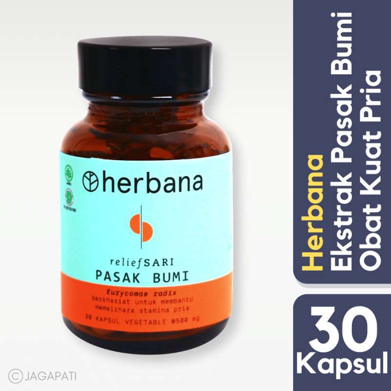 Jual Herbana Pasak Bumi 30 Kapsul Suplemen Vitalitas Pria di Seller