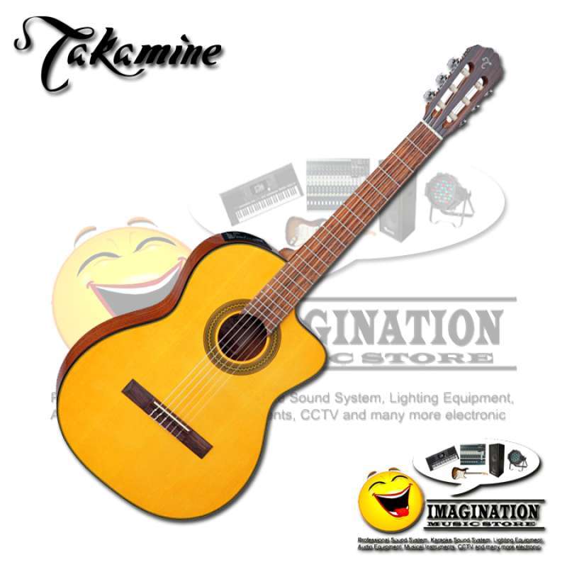 Jual Takamine GC1CE NAT, Nylon String AcousticElectric Guitar