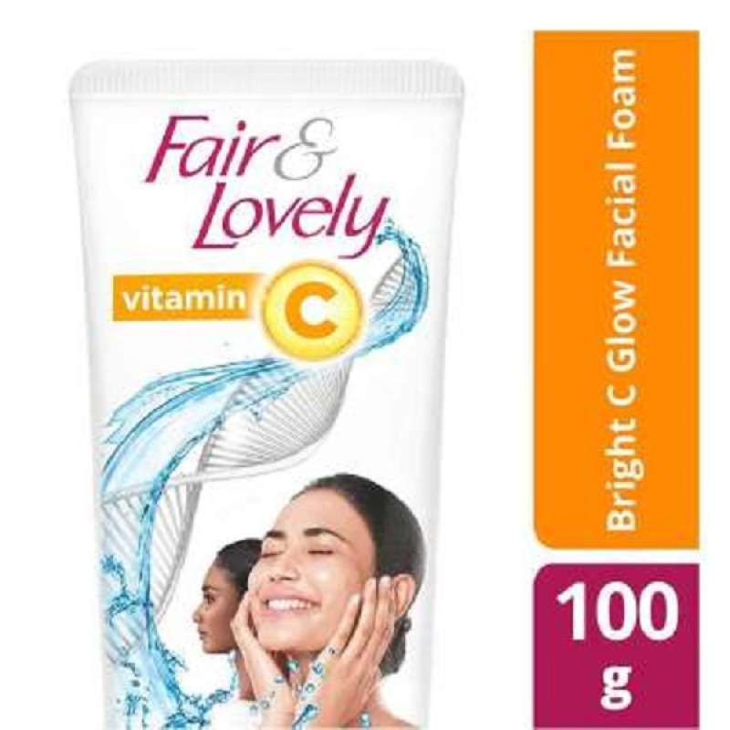 Jual FAIR & LOVELY Glow & Lovely Facial Foam 100ML Vitamin C (Kuning