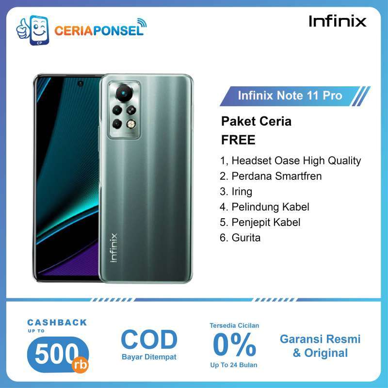 Jual Infinix Note 11 Pro Me diatek Helio G96 Ultra Game Processor