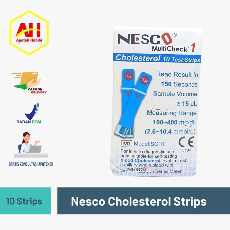 Promo NESCO NESKO MULTICHECK CHOLESTEROL 10 STRIP di Seller Apotek