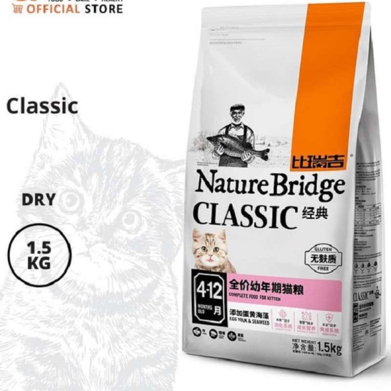 Jual Nature Bridge Kitten Cat Food 1,5kg di Seller Pondok