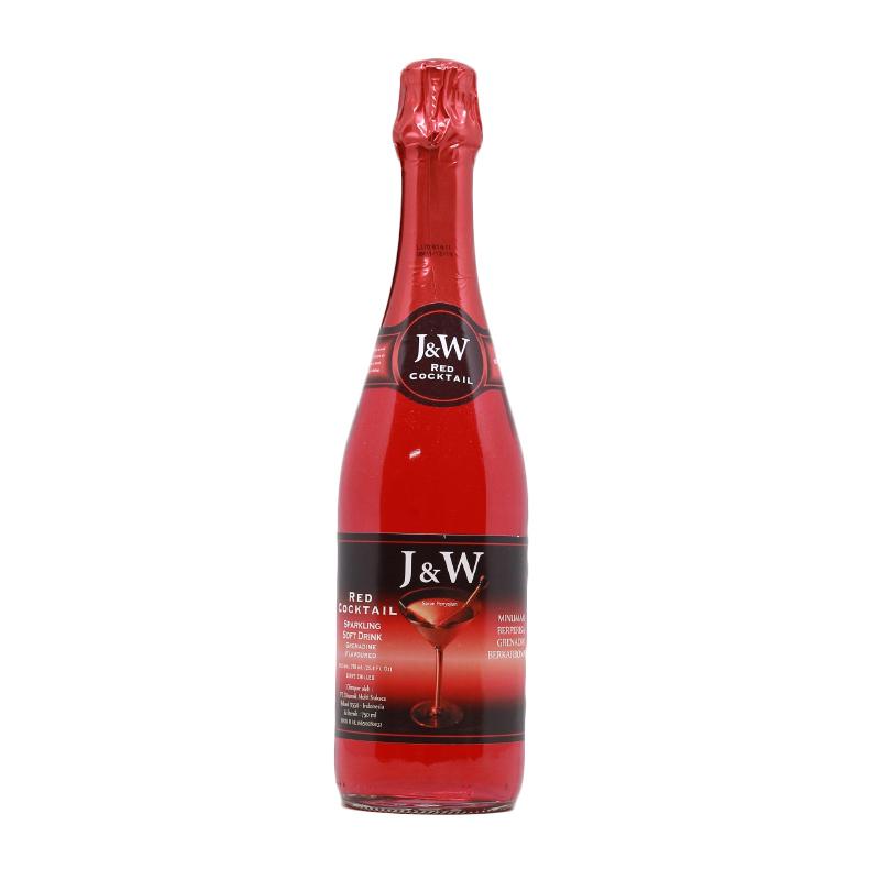 Jual J&W Sparkling Cocktail Red Minuman [750 mL] di Seller Rezeki Fresh