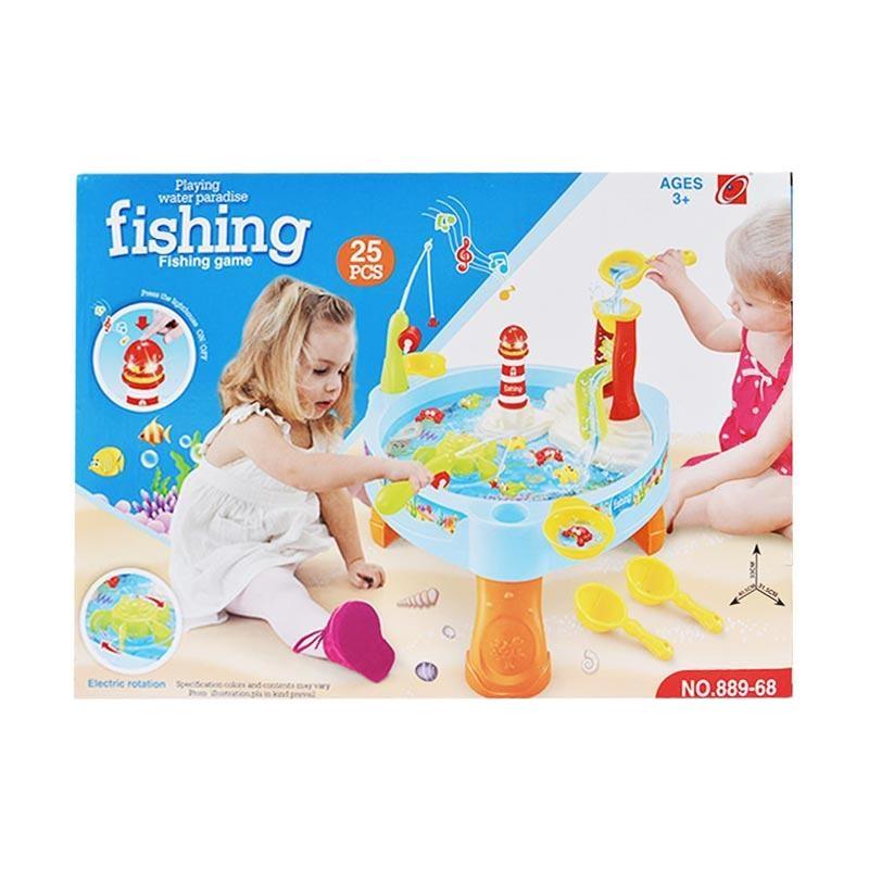 Promo Toy House Water Paradise Fishing Game Mainan Pancingan Ikan