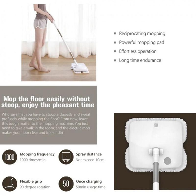 Jual Xiaomi Swdk-d260 Handheld Rechargeable Electric Mop Floor Cleaner ...