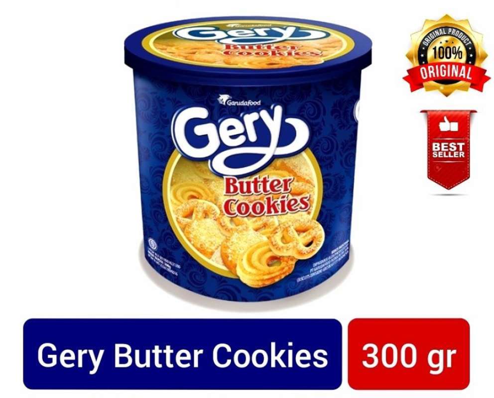 Jual Gery Butter Cookies 300g 300 gram biskuit di Seller The Only Moon