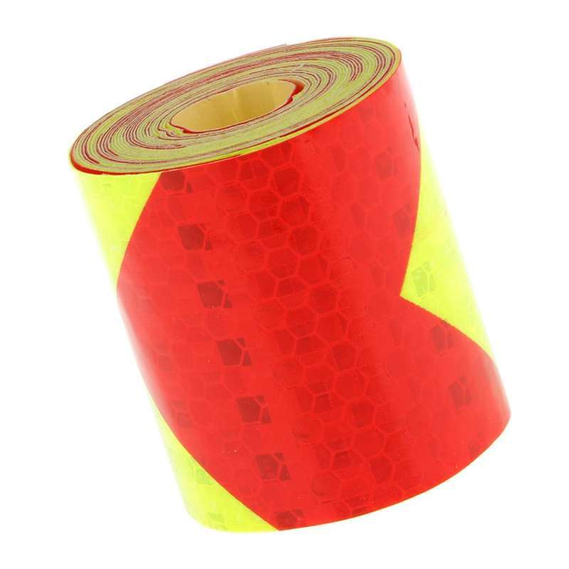 Jual 2xArrow Safety Warning Conspicuity Reflective Roll Tape Marking Film Sticker di Seller