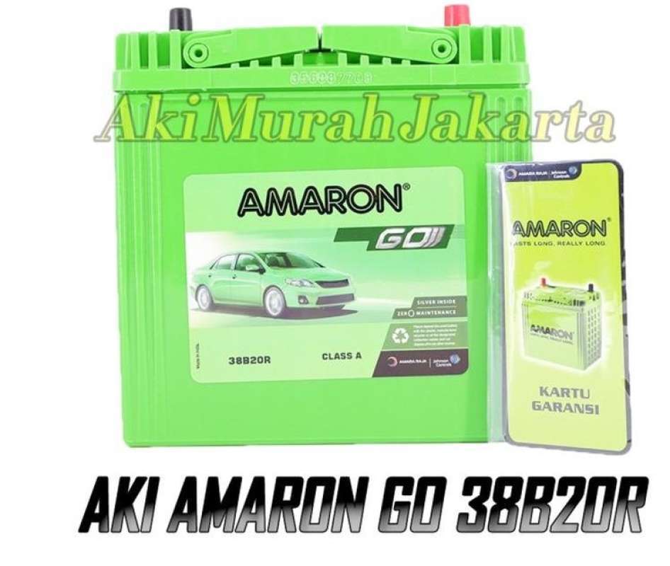 Jual Aki Mobil Daihatsu Luxio Ns40z / 38b20r Amaron Go Aki Kering 12v