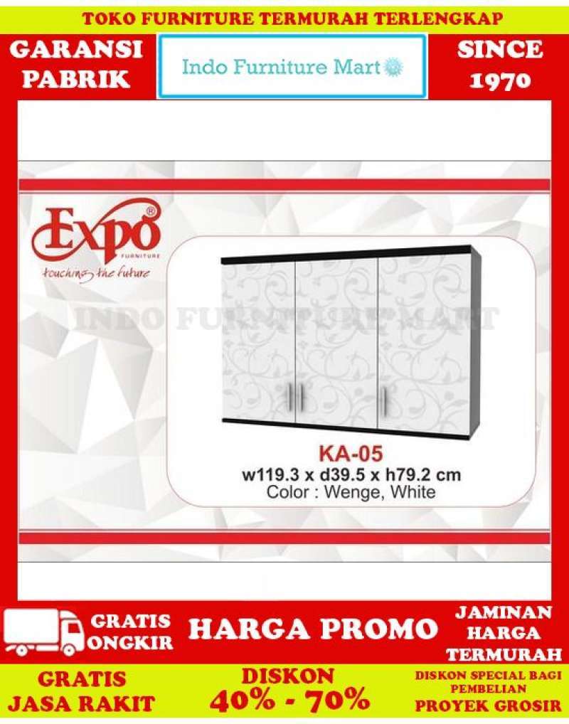 Jual Kitchen Set Minimalis Lemari Dapur Set Atas Expo Ka 05 di Seller Indo Furniture Mart