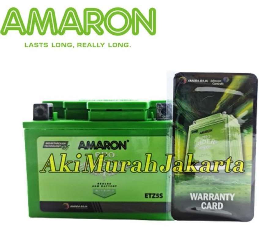 Jual Aki Motor Suzuki Skydrive Matic Amaron Etz5S / Gtz5S Ytz5S Aki