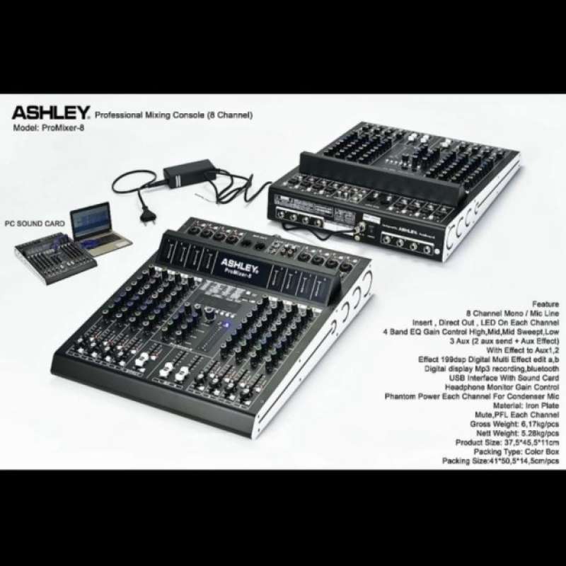 Jual The JAVA Mixer Ashley promixer 8 pro mixer 8 channel original