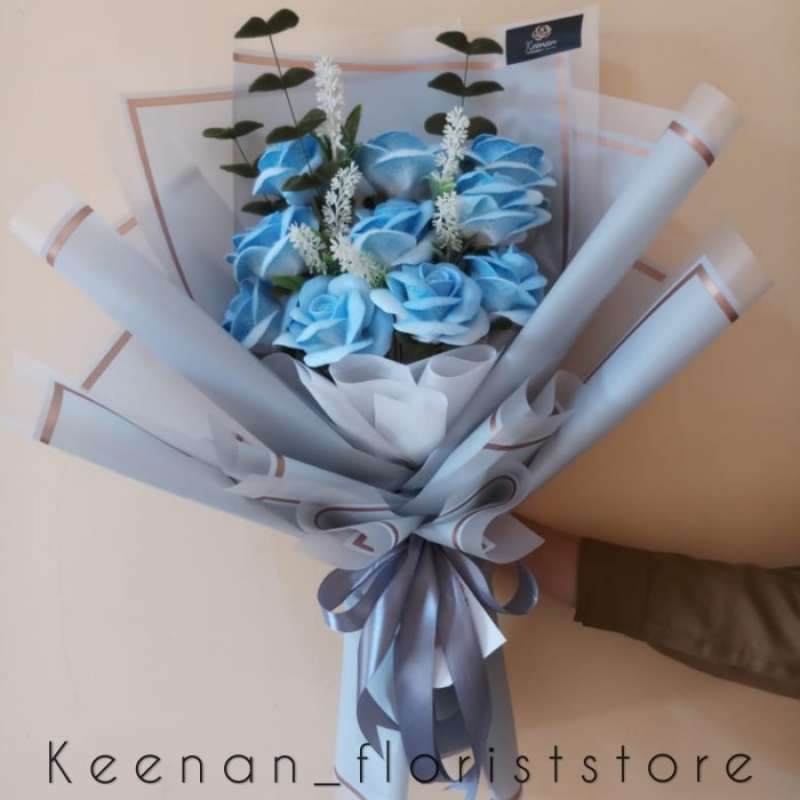 Jual Buket mawar flanel untuk wedding / kado / lamaran /wisuda di