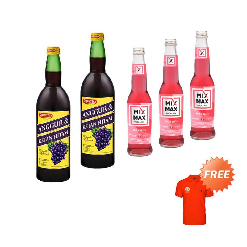   Orang Tua Anggur Ketan Hitam Minuman  Alkohol 2 Botol 3 