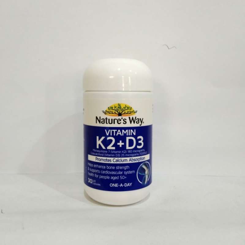 Jual Nature's Way Vitamin K2 + D3 30 Soft Capsules di Seller Central